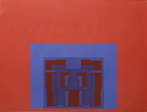 The Paramount Suite (Red), Robyn Denny Screenprint, Signed and Numbered in Pencil
