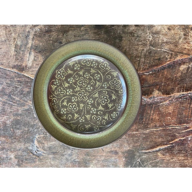 Mid 19th Century Set of Five (5) Vintage Franciscan Madeira 8.25” Plates For Sale - Image 5 of 8