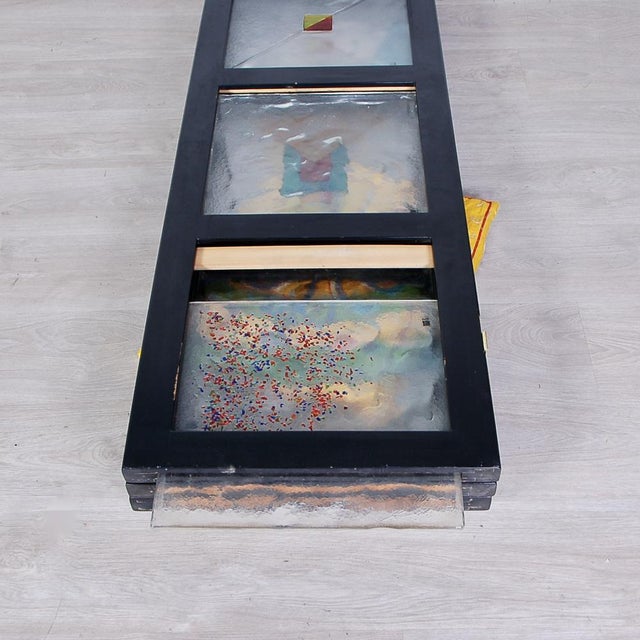 Room Divider with 12 Murano Glass Tiles, 1990s For Sale - Image 13 of 15