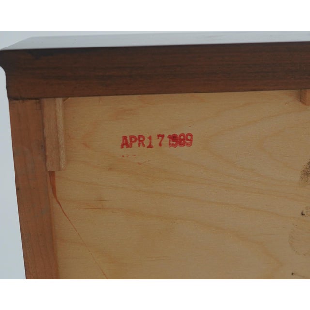 Stickley Queen Anne 1 Drawer Mahogany Lamp Table For Sale - Image 16 of 17