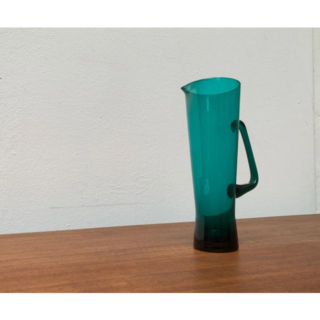 Mid-Century Glass Carafe Jug from Weitz For Sale - Image 4 of 18