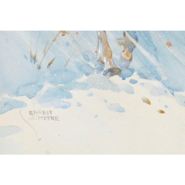 1940s Mid Century Horse in Winter Landscape by William Ernest Smyth For Sale - Image 5 of 6