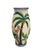 Ceramic Whimsical Italian Relief Ceramic Monkey & Palm Tree Vase For Sale - Image 7 of 9
