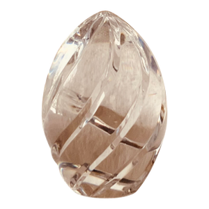 1960s French Crystal MidCentury Paperweight