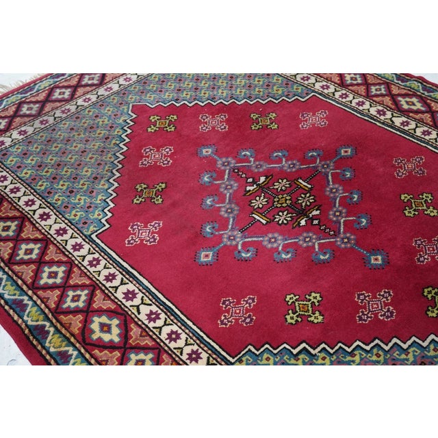 Vintage Moroccan Rug 6'5'' x 8'10'' For Sale In New York - Image 6 of 10
