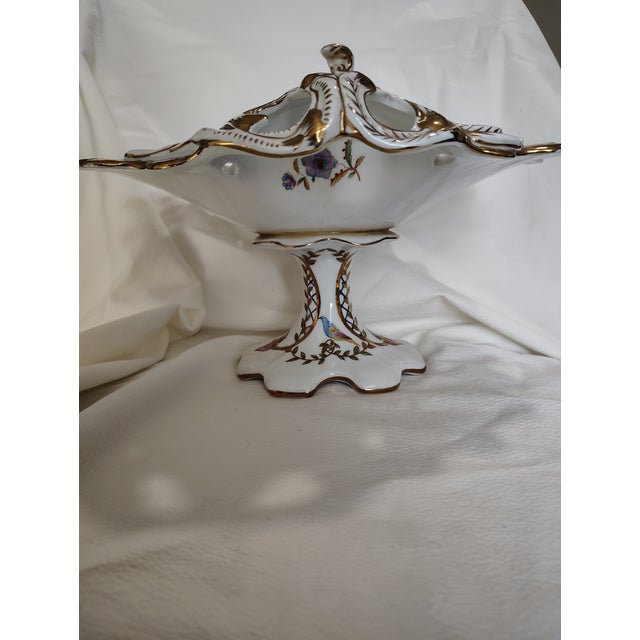 French Antique Napoleon III Porcelain Server For Sale - Image 3 of 8
