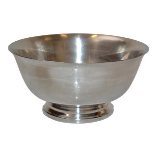 Mid 20th Century Art Deco Paul Revere Silver Bowl F B Rogers Silver Company For Sale