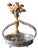 Beautiful antique .800 silver footed pie plate holder // Continental silver // vintage silver pie server // housewarming / hostess gift For Sale