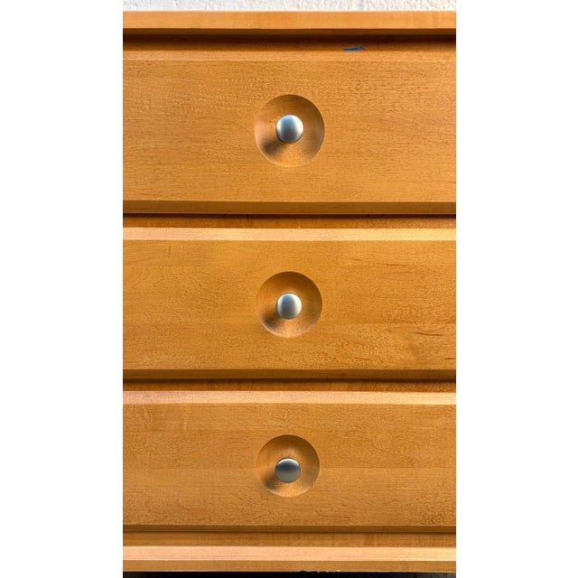 Late 20th Century Pair of Maple Nightstands by Ethan Allen For Sale - Image 12 of 16