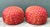Wood Vintage Geometric Fabric Poufs - Pair For Sale - Image 7 of 12
