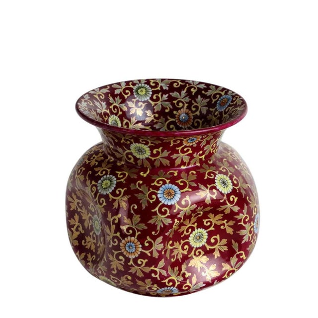 Vintage Viennese Porcelain Vase For Sale - Image 9 of 9