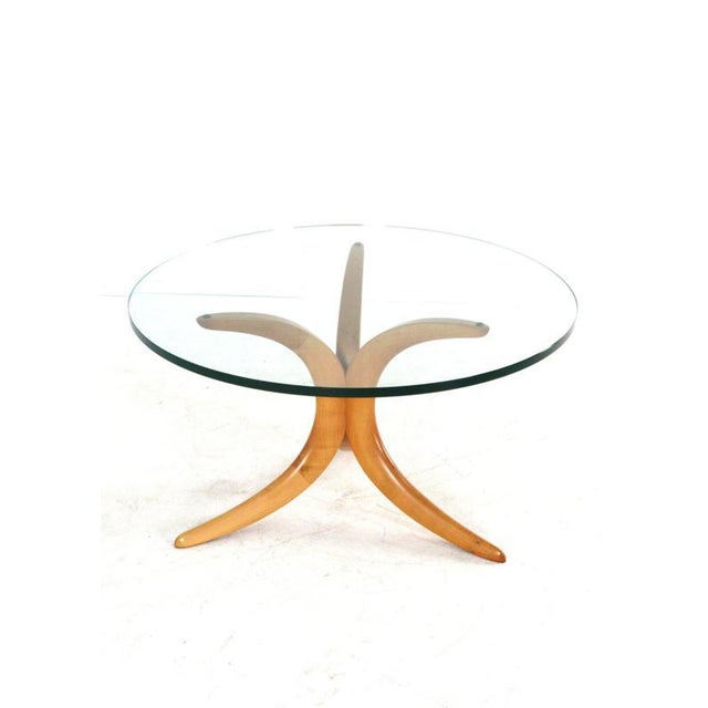 Coffee Table with Boomerang Legs and Glass Top from Alma Möbel, 1960s For Sale - Image 11 of 13