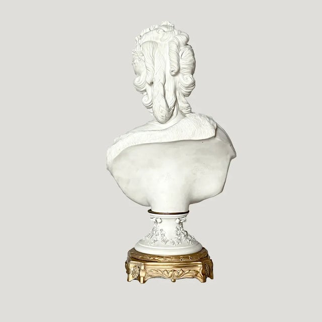 Marie Antoinette Bust, 1800s, Porcelain For Sale - Image 6 of 9