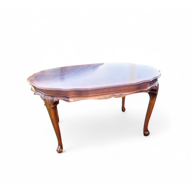 Antique Early 20th Century Louis XVI French Oval Dining Table in Walnut & Mahogany For Sale - Image 9 of 13