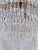 1950's Italian Brass Upside Down Layered Chandelier For Sale In New York - Image 6 of 10