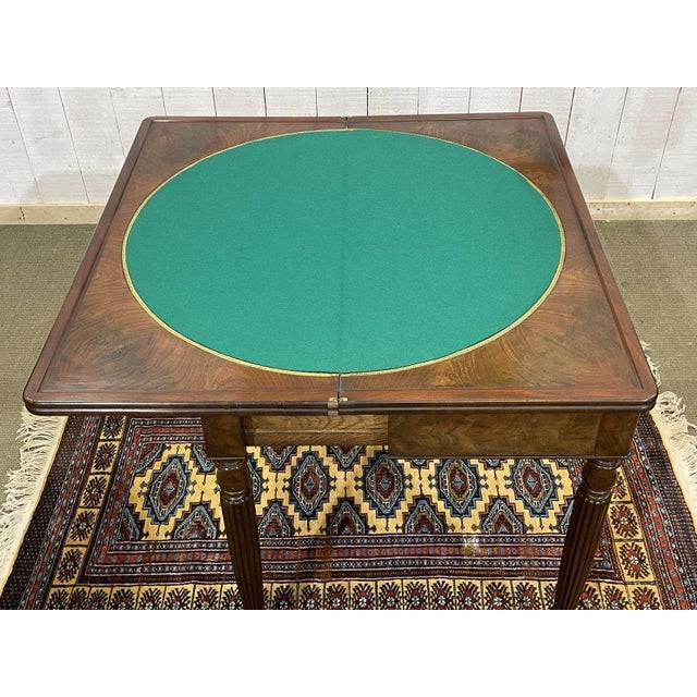 Brown 19th Century Louis Philippe Mahogany Games Table For Sale - Image 8 of 14