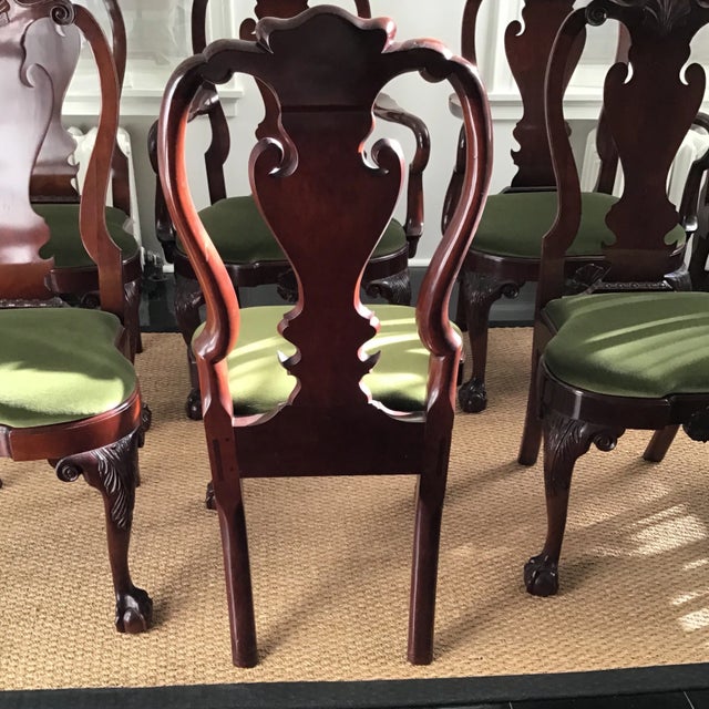 Kindel Winterthur Collection Mahogany Dining Chairs - Set of 8 For Sale In South Bend - Image 6 of 11