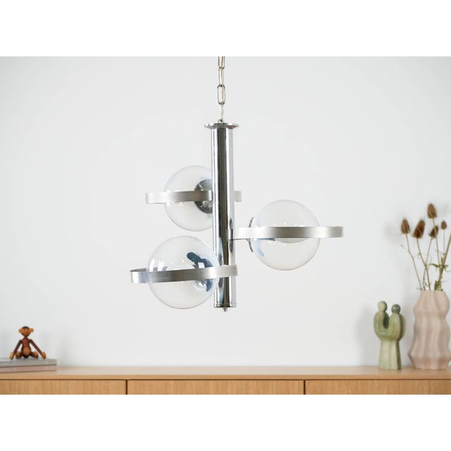 Space Age Pendant Lamp, Italy, 1970s For Sale - Image 3 of 15