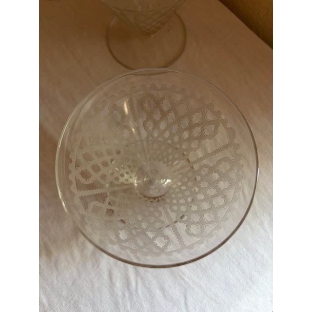 Vintage Baccarat Glassware Set and Decanter, 1930s, Set of 20 For Sale - Image 6 of 12