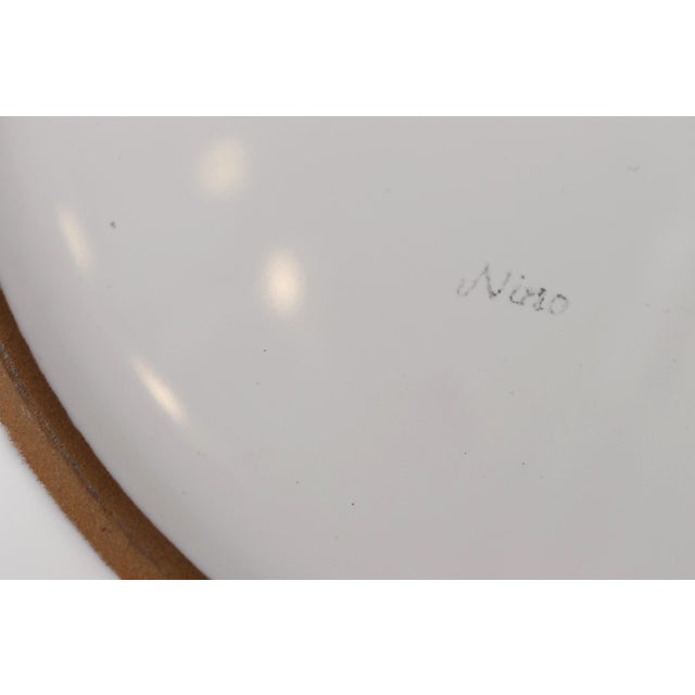 Early 20th Century Italian Hand Painted Caleca Belvidere Platter For Sale - Image 9 of 10