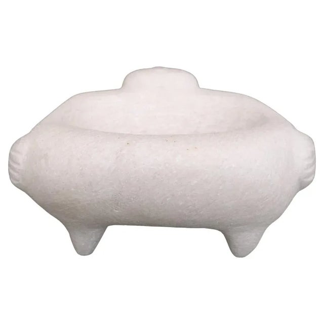 Lying Figure Hand Carved Marble Sculpture by Tom Von Kaenel For Sale - Image 6 of 6