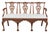 Antique George III Mahogany Triple Chair Back Sofa Settee For Sale - Image 4 of 6