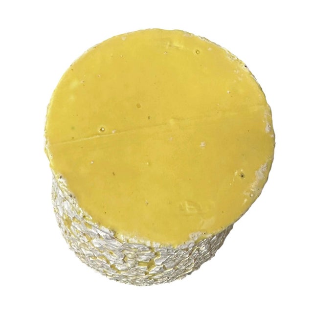 Vintage Fat Lava Styled Textured Ceramic Ginger Jar. For Sale - Image 4 of 12
