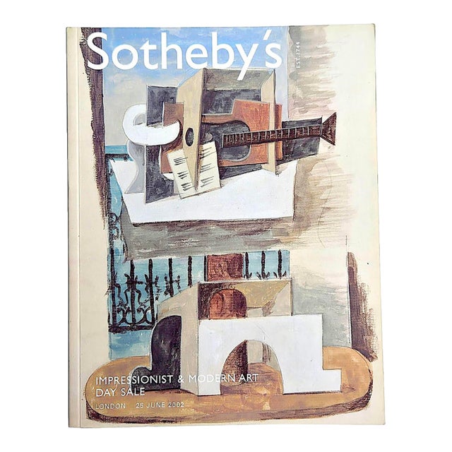 Sotheby's London Catalog Impressionist & Modern Art Day Sale 6/25/02 Sale 2008 For Sale