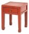 Chinese Red Lacquer Side Table For Sale