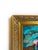 "Jeweled Sky" Pair of Mini Paintings With Vintage Frames by Jessalin Beutler For Sale In Seattle - Image 6 of 7