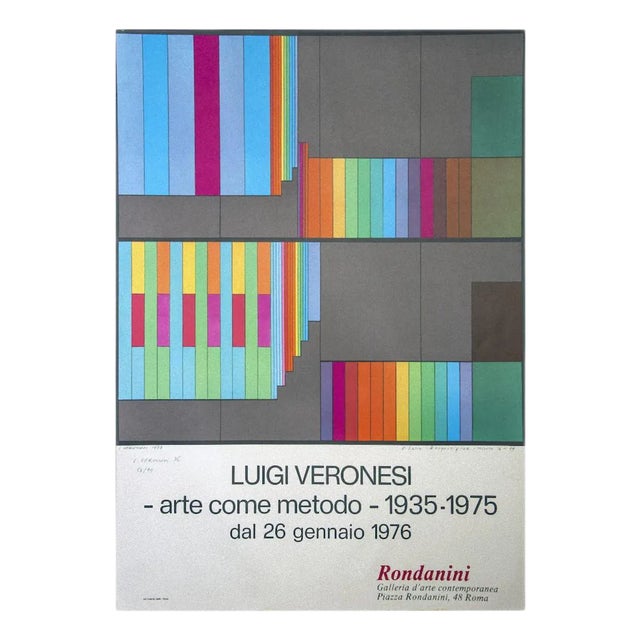 Luigi Veronesi, Poster, 1976 For Sale