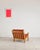 1970s Brutalist Lounge Chair in Oak and Leather by Tage Poulsen, Denmark, 1970s For Sale - Image 5 of 16