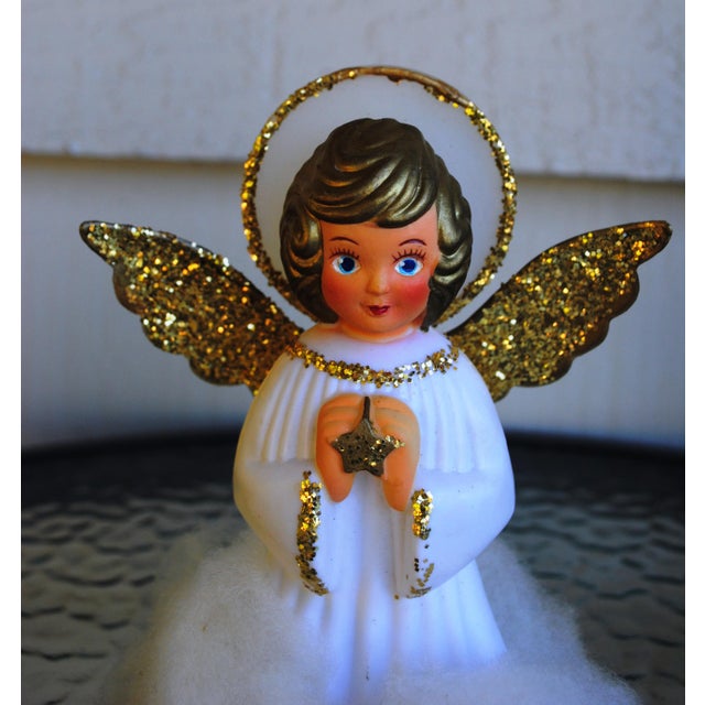 Vintage Angel Tree Topper by Doubl Glo Chairish