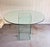 1970s Pace Style Round Glass Dining Table For Sale - Image 6 of 9