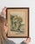 This early 20th century drawing from Belgium is a pastel, housed in a wood and glass frame. Its form follows honest, well-...