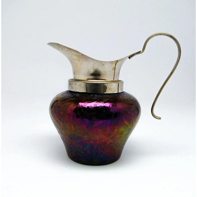 Art Nouveau Milk Jug, Former Austro-Hungarian Empire, Early 1900s For Sale - Image 3 of 10