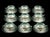 20th Century European Porcelain Coffee Set with Cups and Plates, Set of 18 For Sale - Image 3 of 15
