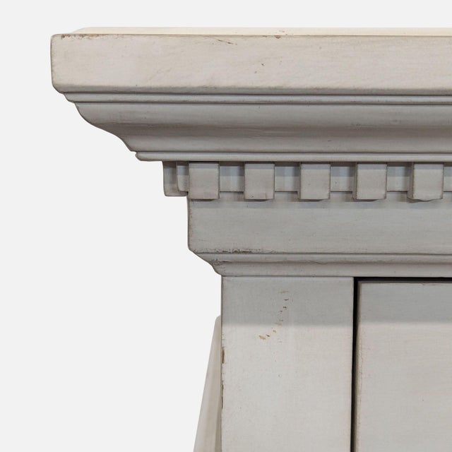 White Pair of Restoration Hardware Closed Saint James Nightstands For Sale - Image 8 of 12
