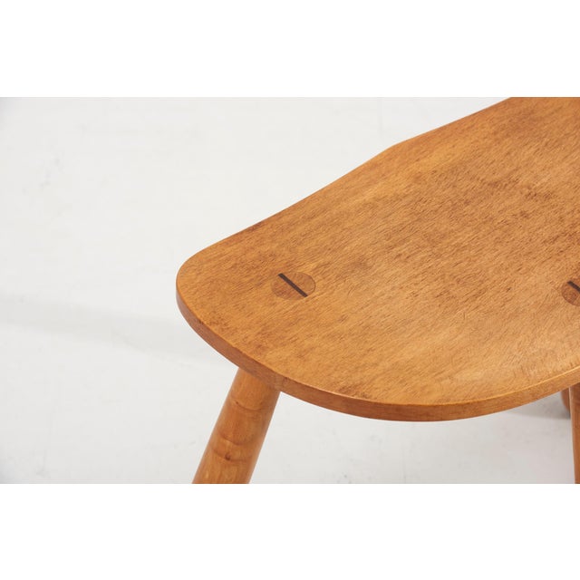 Brown Stool by Alan Peters, UK, 1950s For Sale - Image 8 of 15