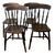 Antique 19th Century Oak Farmhouse Dining Chairs, Set of 4 For Sale