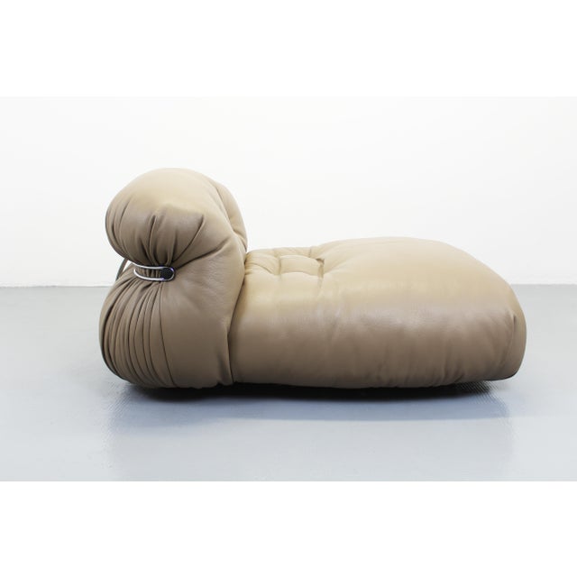 Mid-Century Modern Soriana Chaise Longue by Afra & Tobia Scarpa for Cassina For Sale - Image 3 of 12