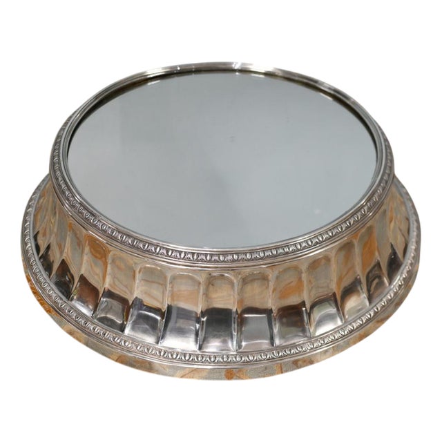 Edwardian Silver-Plated Cake Display Stand, 1910s For Sale