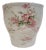Floral Design Cache Pot from Limoges Porcelain, 1960s For Sale