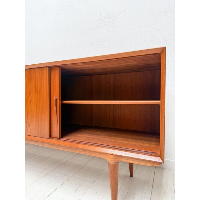 Vintage Danish Model 18 Sideboard in Teak by Gunni Omann for Omann Jun, 1960s For Sale - Image 11 of 13