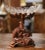 19th Century Swiss Black Forest Carved Walnut and Etched Crystal Centerpiece For Sale - Image 13 of 13