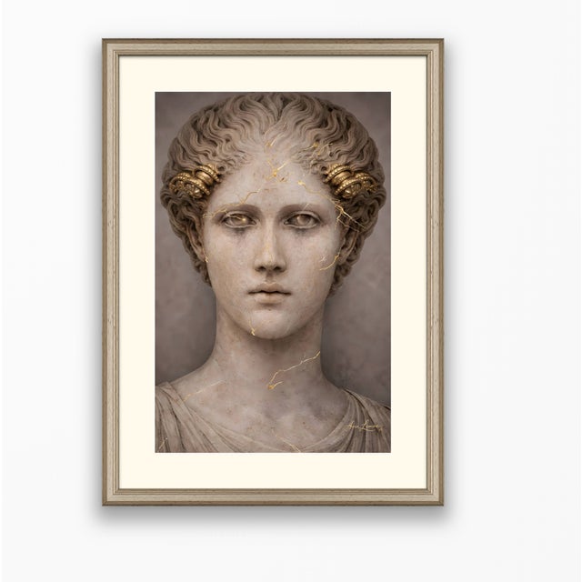 Atelier Aria Lumae the Athena Triptych Faces of Returning Light Fine Art Gallery Board Three Piece Set For Sale - Image 12 of 18
