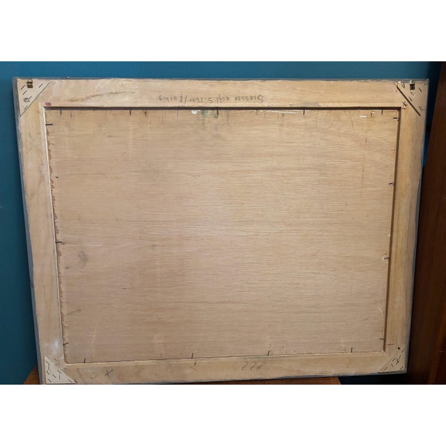 Oil Painting by Helmut Siesser, Signed, Germany, 1978 For Sale - Image 8 of 9