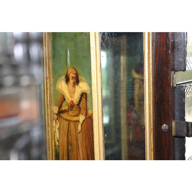 Black Antique 17th Century Dutch Travelling Chest Made in the Netherlands in C. 1680 With 18th Cent Chinoiseries Stand C. 1700s For Sale - Image 8 of 18