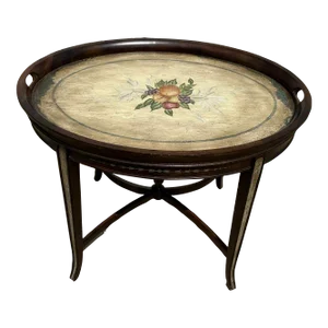 Drexel Hand Painted Tray Table