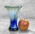 An Italian Murano Blue Blown Art Glass Flared Vase, c. Mid 20th Century. This Vase would look exceptional while displayed...